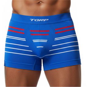 *Cueca Boxer Sem Costura Sport (TP8465) - Azul - Tabuê Sex shop atacado - Produtos eróticos com preços de fábrica.