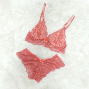 Conjunto Cindy (DR4506) - Rosa - Tabuê Sex shop atacado - Produtos eróticos com preços de fábrica.