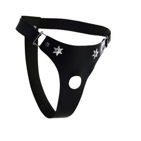 *Cinta 1 Furo Estrela Dominatrixxx (DX309) - Preto - Tabuê Sex shop atacado - Produtos eróticos com preços de fábrica.