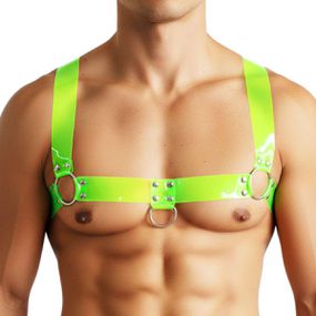 *Harness Peitoral (GS101702) - Verde - Tabuê Sex shop atacado - Produtos eróticos com preços de fábrica.