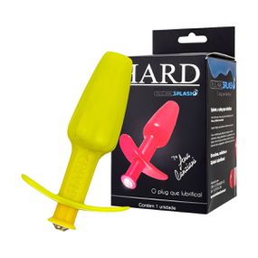 Plug de Plástico Splash Hard (HA196) - Amarelo Neon - Tabuê Sex shop atacado - Produtos eróticos com preços de fábrica.