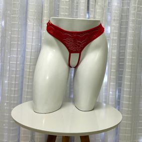 Calcinha Assanhada Íntima Delas - (ID1052) - Vermelho - Tabuê Sex shop atacado - Produtos eróticos com preços de fábrica.
