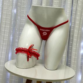 Calcinha Pegação Vermelha Íntima Delas (ID1060V) - Gostosa... - Tabuê Sex shop atacado - Produtos eróticos com preços de fábrica.