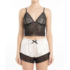 *Baby Doll Ivete Íntima Delas (ID897-ST861) - Creme - Tabuê Sex shop atacado - Produtos eróticos com preços de fábrica.
