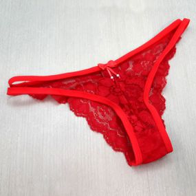 *Calcinha Ana Lua (REN0007) - Vermelho - Tabuê Sex shop atacado - Produtos eróticos com preços de fábrica.