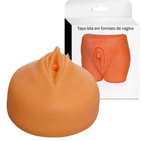 Tapa Lata AeE (ST270-ST315) - Formato de Vagina - Tabuê Sex shop atacado - Produtos eróticos com preços de fábrica.