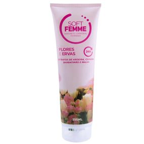 **Sabonete Íntimo Soft Femme 250ml (ST560) - Flores e Ervas... - Tabuê Sex shop atacado - Produtos eróticos com preços de fábrica.