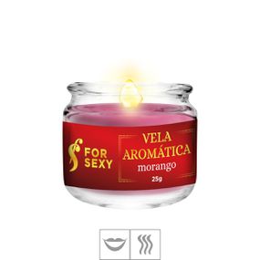 Vela Aromática Beijável For sexy 25g (ST849) - Morango - Tabuê Sex shop atacado - Produtos eróticos com preços de fábrica.