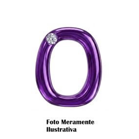 *Letras Para Personalização Lilás (HA180L) - O - Tabuê Sex shop atacado - Produtos eróticos com preços de fábrica.