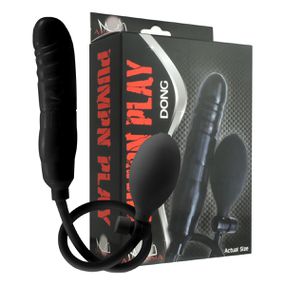 Prótese 15cm Inflável SI (5066) - Preto - Use Hard - Fabricante e Sex Shop especializada em prazer anal 