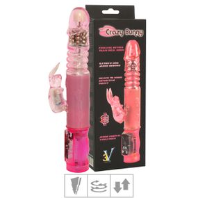 *Vibrador Vai e Vem Crazy Bunny SI (5425) - Rosa - Use Hard - Fabricante e Sex Shop especializada em prazer anal 