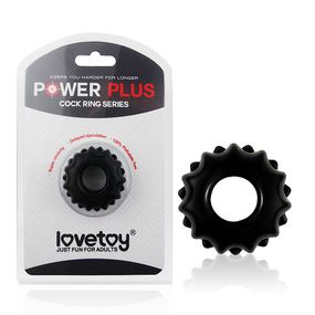 *Anel Peniano Love Toy SI - (1239-1243) - Preto - Use Hard - Fabricante e Sex Shop especializada em prazer anal 