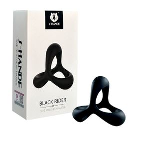 Anel Peniano Black Rider SI (6698) - Preto - Use Hard - Fabricante e Sex Shop especializada em prazer anal 