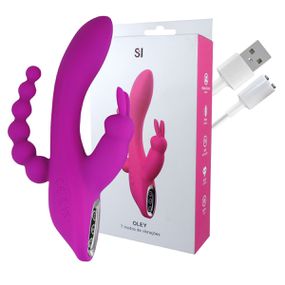 Vibrador Com Estimulador Recarregável Oley SI (739... - Use Hard - Fabricante e Sex Shop especializada em prazer anal 