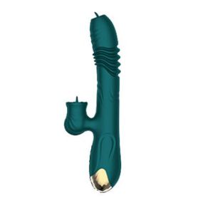 *Vibrador Recarregável Lord Town SI (7853) - Verde - Use Hard - Fabricante e Sex Shop especializada em prazer anal 