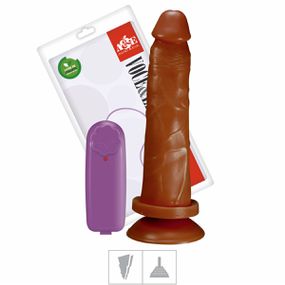 Prótese 19x14cm Com Vibro e Ventosa (ADAO35) - Mar... - Use Hard - Fabricante e Sex Shop especializada em prazer anal 