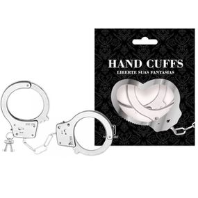 Algema em Metal Hand Cuffs VP (Al002-14614-16702) ... - Use Hard - Fabricante e Sex Shop especializada em prazer anal 