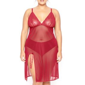 Camisola longa (CP1447) . - Vermelho - Use Hard - Fabricante e Sex Shop especializada em prazer anal 