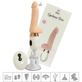 Prótese 14x11cm Com Ventosa Rotativa Vai e Vem VP ... - Use Hard - Fabricante e Sex Shop especializada em prazer anal 