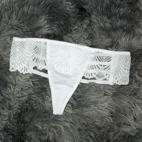 Calcinha Fio Laços (DR871) - Branco - Use Hard - Fabricante e Sex Shop especializada em prazer anal 
