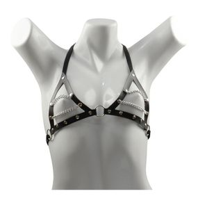 *Top Dominatrixxx Com Correntes (DX1405) - Preto - Use Hard - Fabricante e Sex Shop especializada em prazer anal 