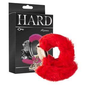 Algema em Metal Com Pelúcia Hard (HA109P) - Verme... - Use Hard - Fabricante e Sex Shop especializada em prazer anal 