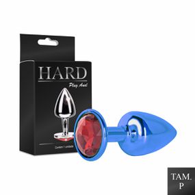 Plug de Metal P Com Pedra Variadas Hard (CSA118-HA... - Use Hard - Fabricante e Sex Shop especializada em prazer anal 