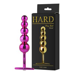 Plug de Metal Ball (HA124) - Rosa - Use Hard - Fabricante e Sex Shop especializada em prazer anal 