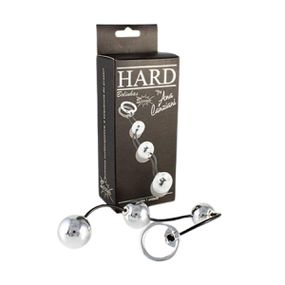 Bolinha Tailandesas Boom Hard (HA149) - Cromado - Use Hard - Fabricante e Sex Shop especializada em prazer anal 