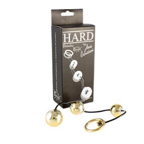 Bolinha Tailandesas Boom Hard (HA149) - Dourado - Use Hard - Fabricante e Sex Shop especializada em prazer anal 