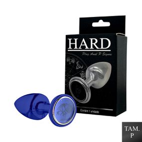 Plug Metálico P Signos Aquário (HA162AQ) - Azul - Use Hard - Fabricante e Sex Shop especializada em prazer anal 