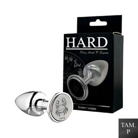 Plug de Metal P Signos Câncer (HA162CA) - Cromado - Use Hard - Fabricante e Sex Shop especializada em prazer anal 