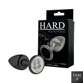 Plug de Metal P Signos Câncer (HA162CA) - Onix - Use Hard - Fabricante e Sex Shop especializada em prazer anal 