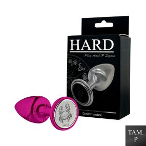 Plug Metálico P Signos Câncer (HA162CA) - Rosa - Use Hard - Fabricante e Sex Shop especializada em prazer anal 