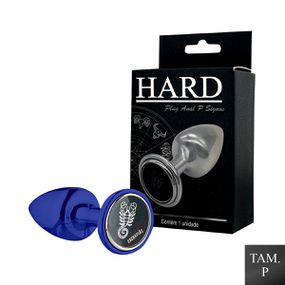 Plug Metálico P Signos Escorpião (HA162ES) - Azul - Use Hard - Fabricante e Sex Shop especializada em prazer anal 