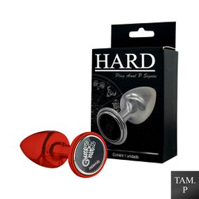Plug Metálico P Signos Escorpião (HA162ES) - Verme... - Use Hard - Fabricante e Sex Shop especializada em prazer anal 
