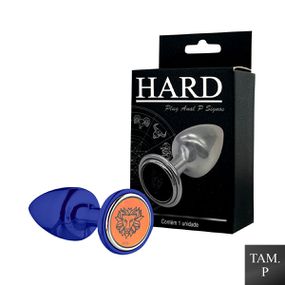 Plug de Metal P Signos Leão P (HA162LE) - Azul - Use Hard - Fabricante e Sex Shop especializada em prazer anal 