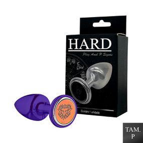 Plug Metálico P Signos Leão P (HA162LE) - Lilás - Use Hard - Fabricante e Sex Shop especializada em prazer anal 