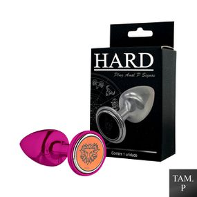 Plug Metálico P Signos Leão P (HA162LE) - Rosa - Use Hard - Fabricante e Sex Shop especializada em prazer anal 