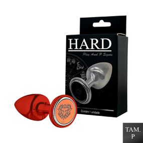 Plug de Metal P Signos Leão P (HA162LE) - Vermelho - Use Hard - Fabricante e Sex Shop especializada em prazer anal 
