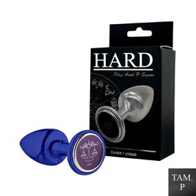 Plug Metálico P Signos Libra (HA162LI) - Azul - Use Hard - Fabricante e Sex Shop especializada em prazer anal 