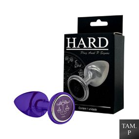 Plug Metálico P Signos Libra (HA162LI) - Lilás - Use Hard - Fabricante e Sex Shop especializada em prazer anal 