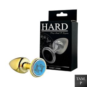 Plug Metálico P Signos Peixes (HA162PX) - Dourado - Use Hard - Fabricante e Sex Shop especializada em prazer anal 
