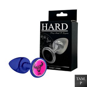 Plug Metálico P Signos Touro (HA162TO) - Azul - Use Hard - Fabricante e Sex Shop especializada em prazer anal 