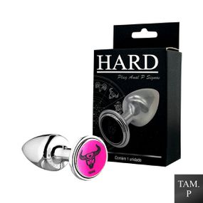 Plug Metálico P Signos Touro (HA162TO) - Cromado - Use Hard - Fabricante e Sex Shop especializada em prazer anal 