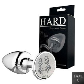 Plug Metálico G Signos Câncer (HA164CA) - Cromado - Use Hard - Fabricante e Sex Shop especializada em prazer anal 