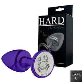 Plug Metálico G Signos Câncer (HA164CA) - Lilás - Use Hard - Fabricante e Sex Shop especializada em prazer anal 