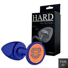 Plug de Metal G Signos Leão (HA164LE). - Azul - Use Hard - Fabricante e Sex Shop especializada em prazer anal 
