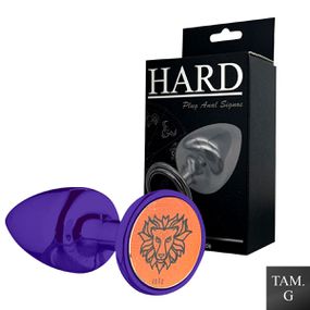 Plug de Metal G Signos Leão (HA164LE). - Lilás - Use Hard - Fabricante e Sex Shop especializada em prazer anal 