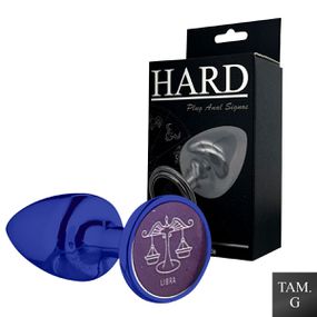 Plug Metálico G Signos Libra (HA164LI) - Azul - Use Hard - Fabricante e Sex Shop especializada em prazer anal 